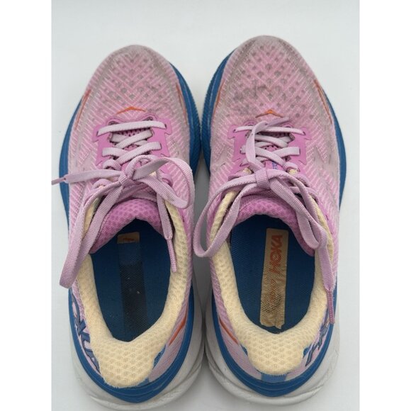 Hoka One One Womens Clifton 9 1127896  Pink Running Shoes Sneakers 7.5 - Picture 9 of 10